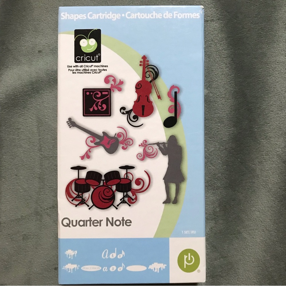 Cricut QUARTER NOTE (musical instruments) shape